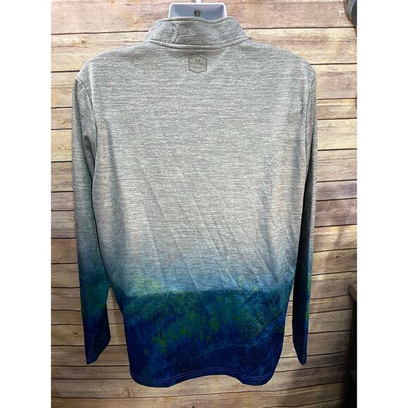 Realtree Fishing Pro Series Quarter Zip Large Lightweight Pullover Jacket - Picture 2 of 10